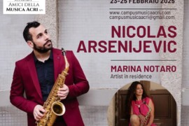 Ad Acri una masterclass di saxofono